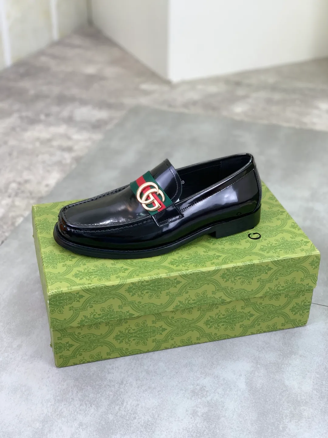 Men's men's shoes 💰P480 [New style] Water-dyed cowhide 💰💎💎💎 [Gucci] GUCCI high-end men's formal business leather shoes, original order 1:1 authentic goods! Original imported high-end open-edge beaded calfskin, original metal buckle, imported first-layer cowhide lining for feet, original outsole, men's shoe size: 38-45, 4️⃣ colors available